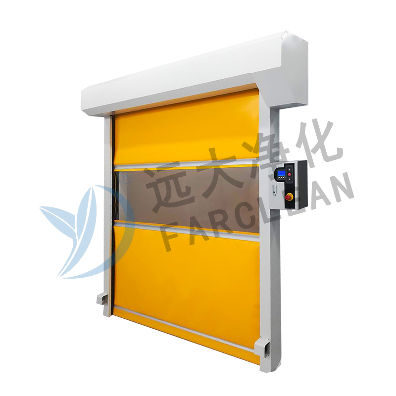 Puerta de obturador rodante de alta velocidad de PVC