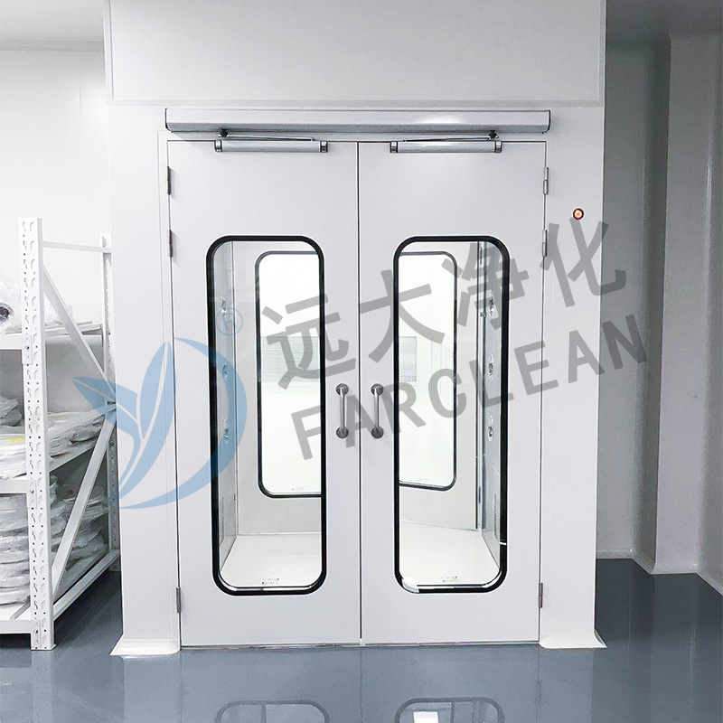 Ducha de aire de puerta corredera de puerta automática