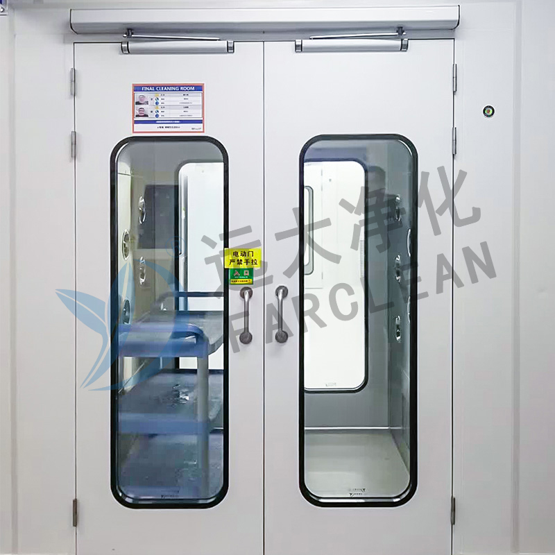 Ducha de aire de puerta corredera de puerta automática