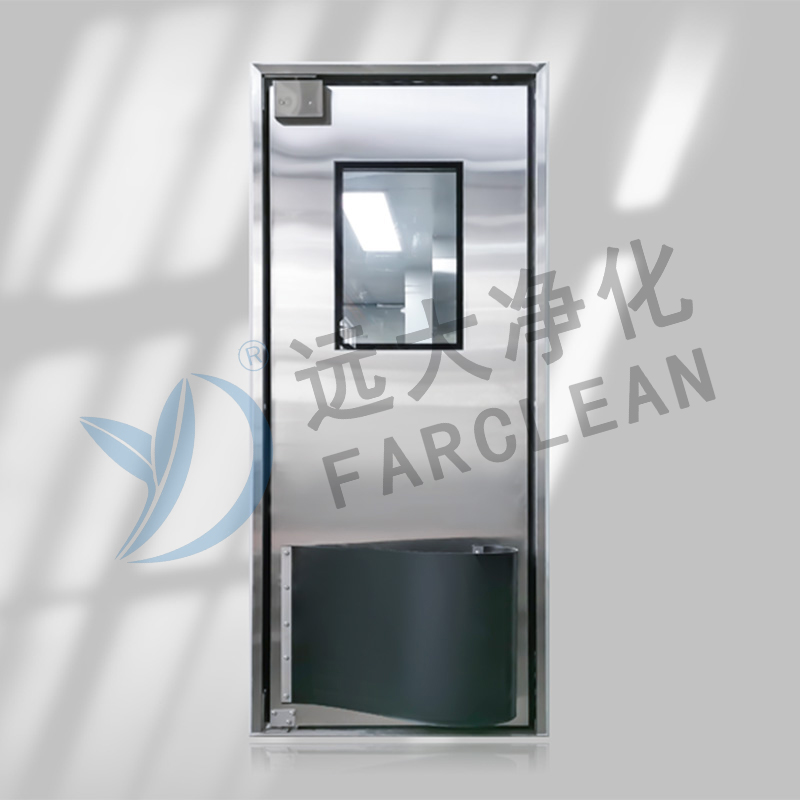 Puerta de tráfico/impacto de acero inoxidable