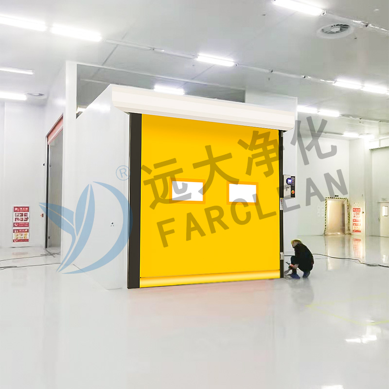 Puerta de obturador rodante de alta velocidad de PVC