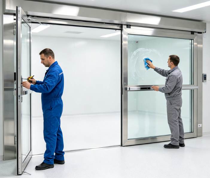 clean room automatic doors